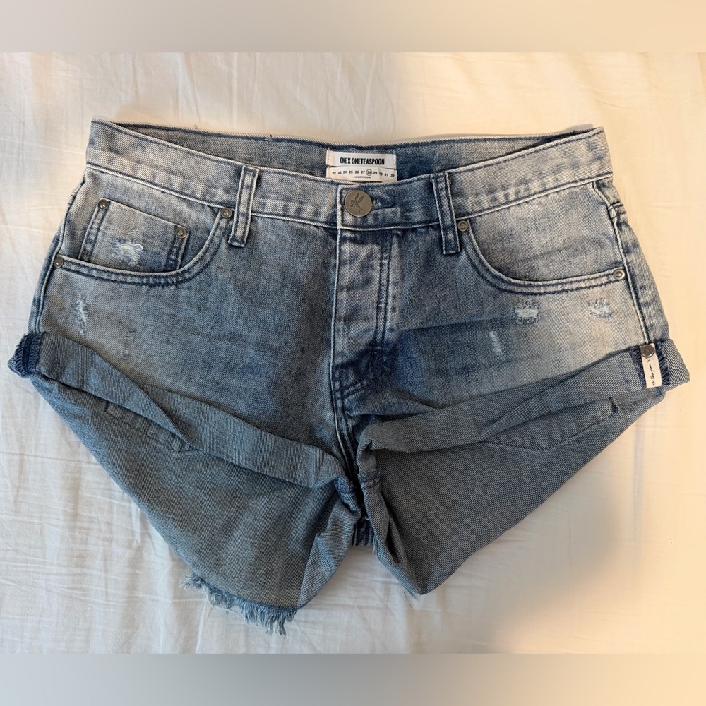 One Teaspoon Blue Jean Shorts